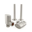 M-MAN-017-AG-SN - Oval Modern Manual Angled Brushed Satin Nickel Radiator Valves With Sleeves M-MAN-017-AG-SN - Oval Modern Manual Angled Brushed Satin Nickel Radiator Valves With Sleeves